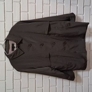 Misty Harbor Dark Olive Green Attachable Lining Winter Coat. Size 16